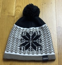 Icepeak Wintermütze One Size – Norweger Muster, Bommel, Acryl, Winter Style