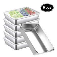 Edelstahl Frischhaltedosen 6st