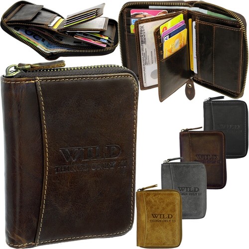 Damen herren leder brieftasche - leder,
