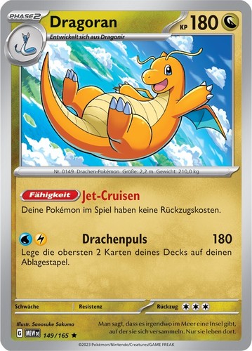 Pokemon 151 dragoran - pokemon,