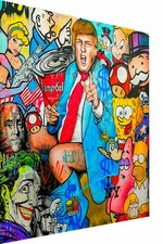 Pop Art Leinwand Kunst Art