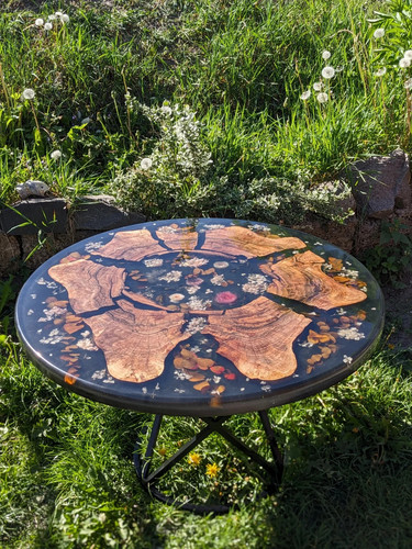 Runder blumen epoxid - blumen,