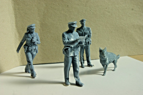 Figur polizei hund auswahl 4 - figur,