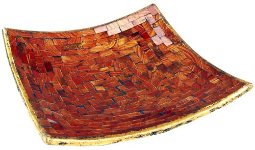 Eckige mosaikschale - eckige,