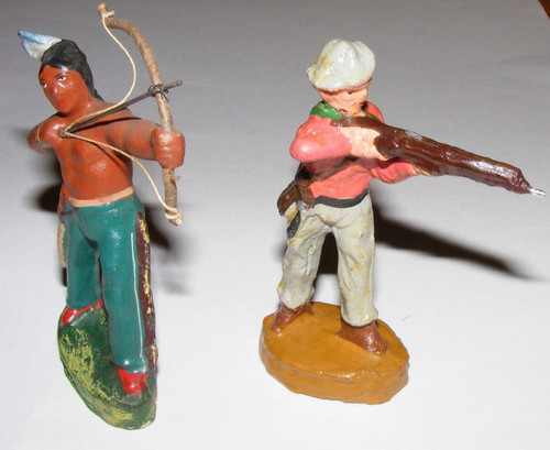 Ddr spielzeug cowboy indianer - ddr,