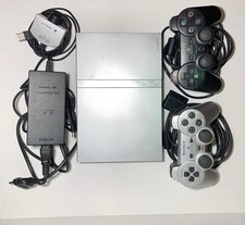 Playstation 2 Slim Silber