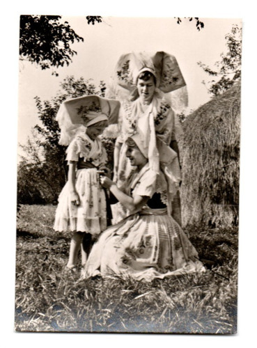 Vintage postkarte spreewald - vintage,