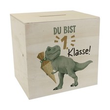 Dino mit Schultüte Spardose