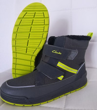 Clarks Jungen Jumperspring Y Stiefelette Winter Stiefel grau  Größe 38 neu