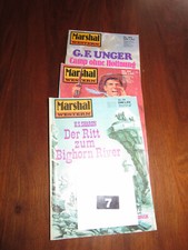3 Marshal Western Romane Nr.79,92,93 (G.F.Unger) "Moewig Verlag "Jahrgang 1974