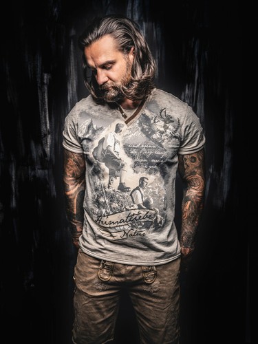 Trachten bayrisch shirt mit - trachten,