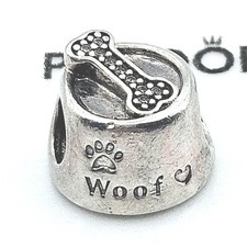 Pandora Charm "Hundenapf Woof"