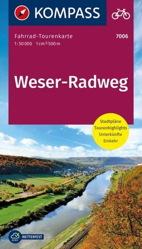 Kompass fahrrad tourenkarte - kompass, fahrrad-tourenkarte