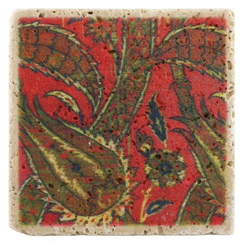 Untersetzer travertin 10x10cm - untersetzer,