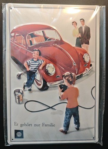 Blechschild neu in ovp - vw,,