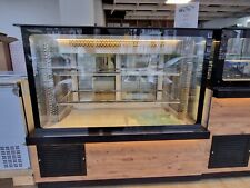 Fleischtheke 150 cm 0 /+4 C° Holz Deckung und Granit LED Beleuchtung