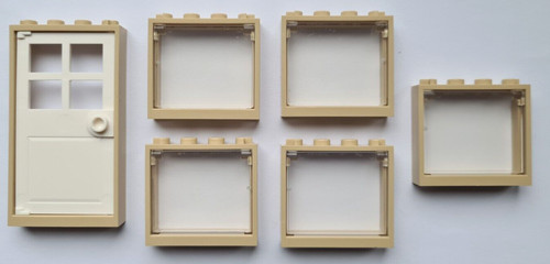 Lego fenster set mit tür - fenster,