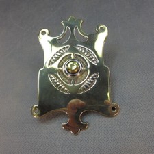 Org. Klingeltaster von ca. 1930-1950 Jugendstil Haustür Klingel Antik Messing