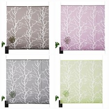 Plissee Klemmfix Ausbrenner  halbtransparent Pattana grau,grün,taupe,lila