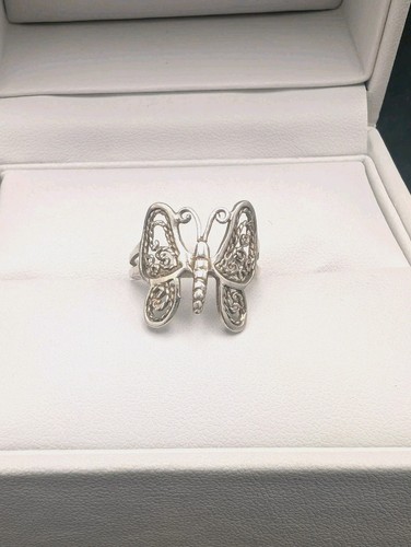 Vintage schmetterling ring - schmetterling, 925