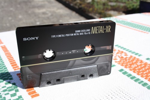 Sony cassette metal 90 - sony, metal-xr