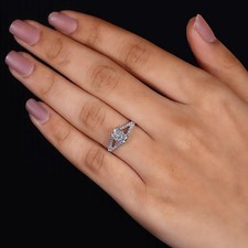 PT950 1,34 ct Diamant