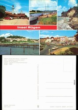 Mecklenburg Vorpommern     Putbus: Zeltplatz, Bergen: Markt 1981