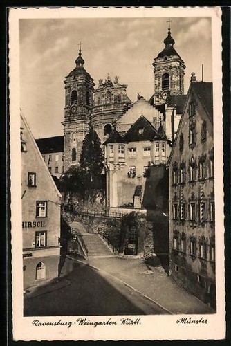 Ansichtskarte weingarten - ansichtskarte, /