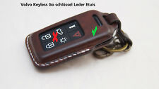 Hülle für Volvo Keyless-Go Autoschlüssel aus 100% Leder / Handarbeit