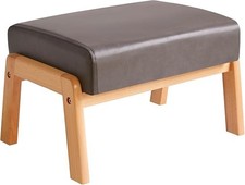 Rechteckiger Fußhocker aus