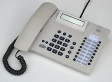 Siemens Euroset 2015 ▪ eisgrau, Komforttelefon, Display, Freisprechen, weiß