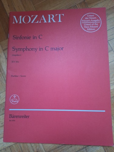 Mozart sinfonie 551 - kv,