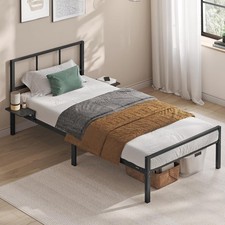 Single Bed Frame,Metal,with