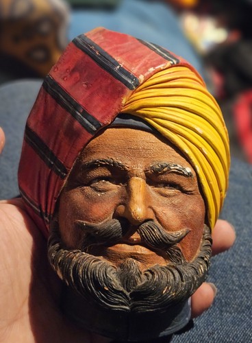 Vintage bossons indianer mann - indianer,