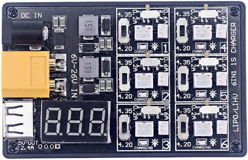 Ladeplatine lipo 12v 3a - 2-6s,