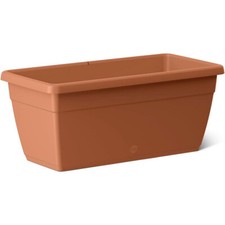 Emsa 518569 Pflanztrog My City Garden, Blumentopf, 80x35x40 cm, terrakotta hell