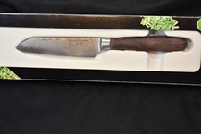Santokumesser Rosendamast 13 cm Klinge Nussholzgriff dunkel Gehring Solingen HGS
