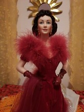 FRANKLIN MINT  Porzellanpuppe SCARLETT O`HARA  "Vom Winde verweht" Heirloom Doll