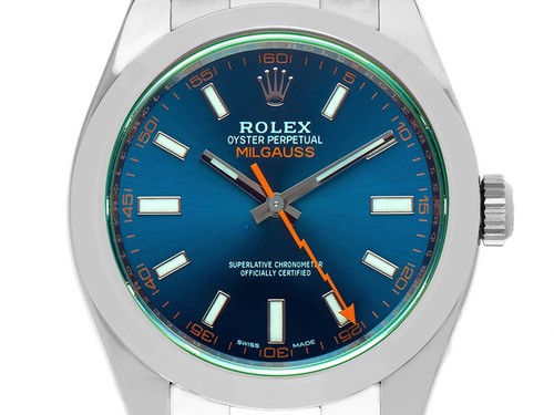 Rolex milgauss elektroblau - rolex,