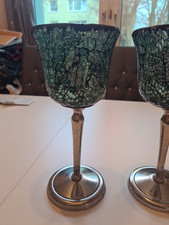 2 Grüne Kerzen Kelche