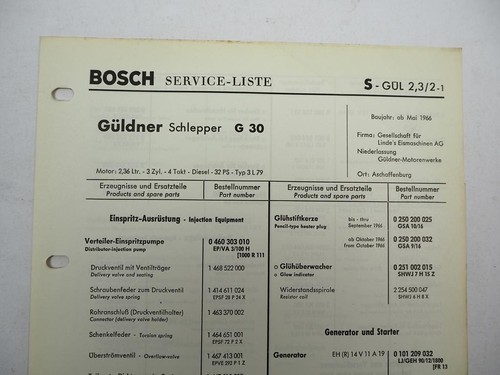 Original bosch service liste - bosch, service-liste