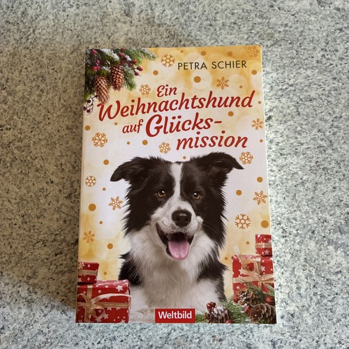 Ein weihnachtshund auf - ein,