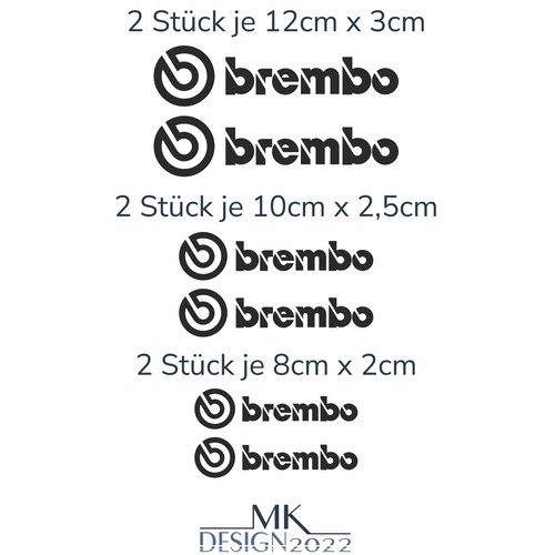 Aufkleber passend für - , brembo