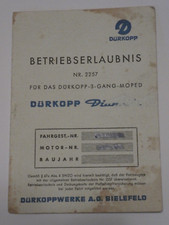 original Dürkopp Diana Moped