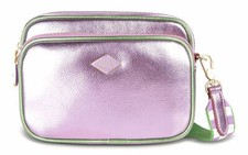 Oilily Shoulder Bag Umhängetasche Schultertasche Tasche Orchid Bouquet rosa grün