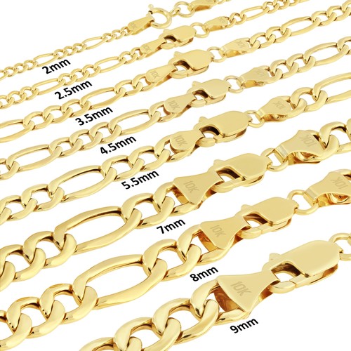 10k echt gelbgold 2mm 9mm - 10k,