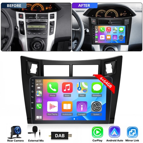 Dab 64gb carplay autoradio - 4+64gb,