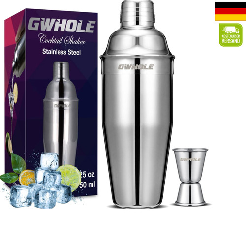 Cocktailshaker set edelstahl - cocktailshaker,