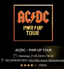 2 ACDC TICKETS | GELSENKIRCHEN 21.05.24 | STEHPLATZ Veltins-Nordkurve N1 AC/DC