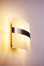 Design Wandleuchte Wandlampe Flurlampe Glas Wandstrahler Wohnzimmer mit Schalter